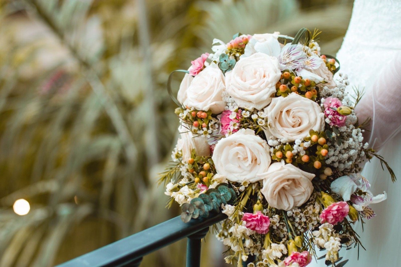 Outdoor wedding celebration in South Africa